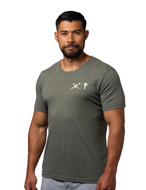 Castro Military Green Tee - Street Parking
